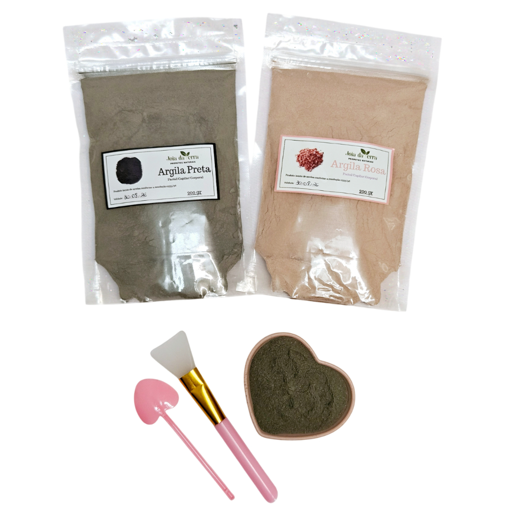 Argila Skin care kit 2 argila + Brindes,  A Revolução Natural que Sua Pele Merece.