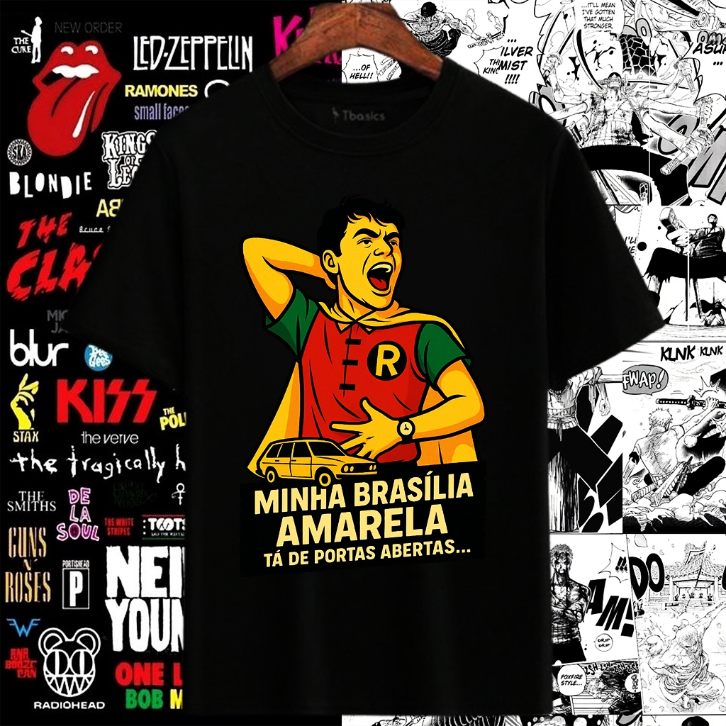 Camisa Brasília amarela mamonas assassinas