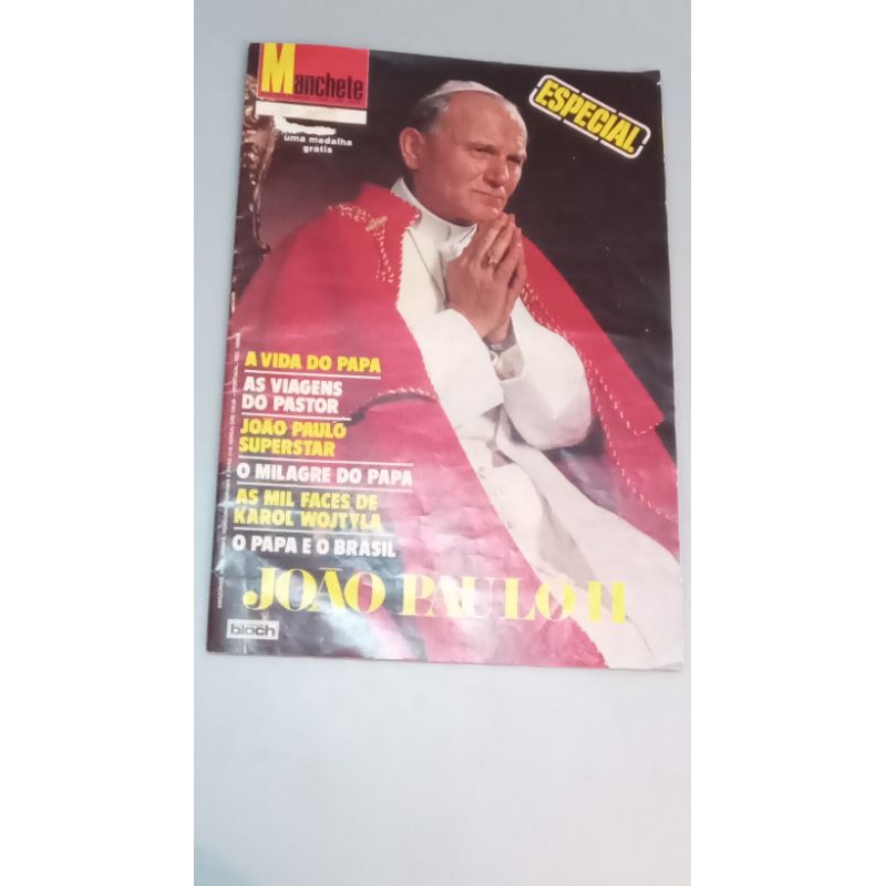 revista especial Manchete João Paulo II