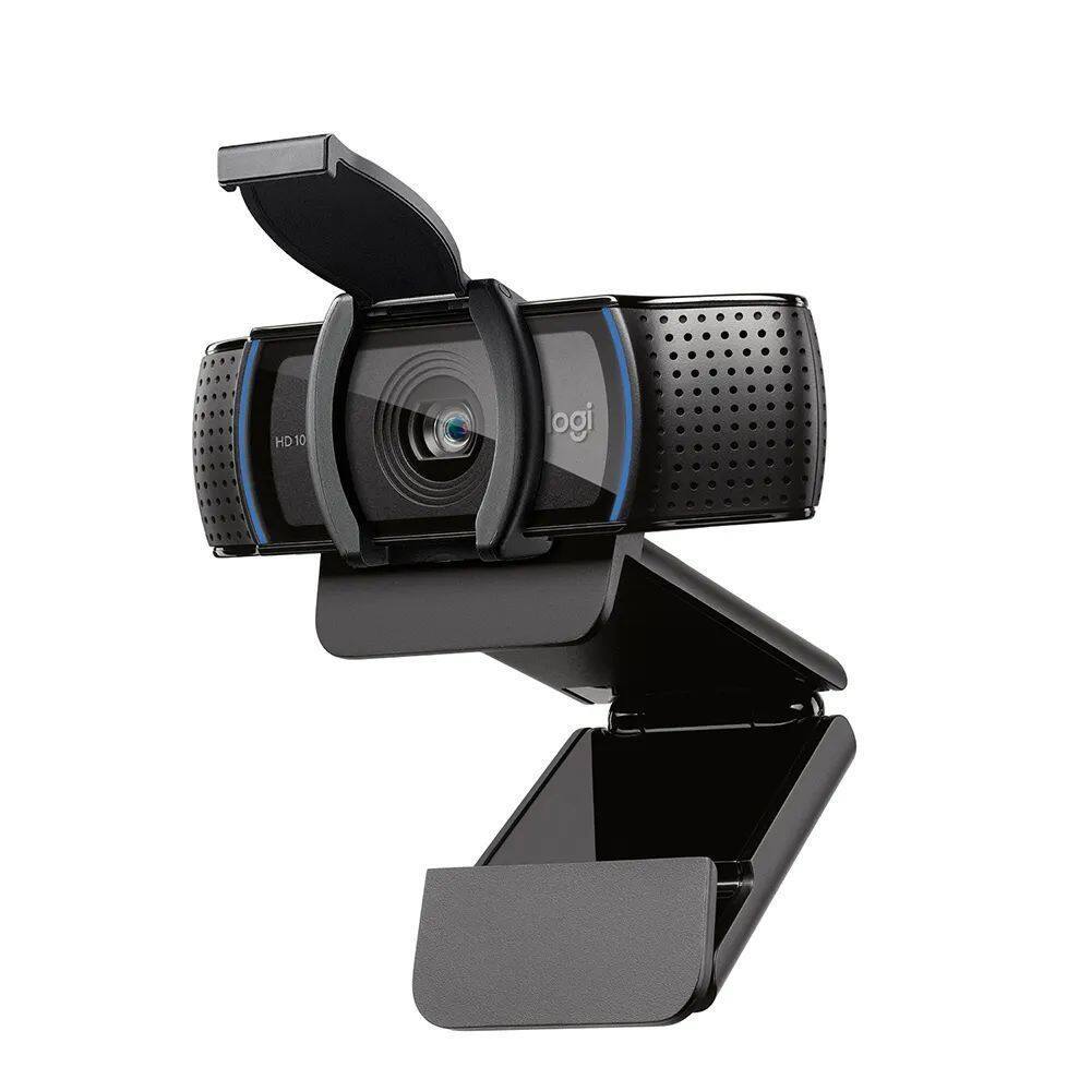 Webcam Logitech C920s Full HD Microfone Embutido Privacidade 1080p