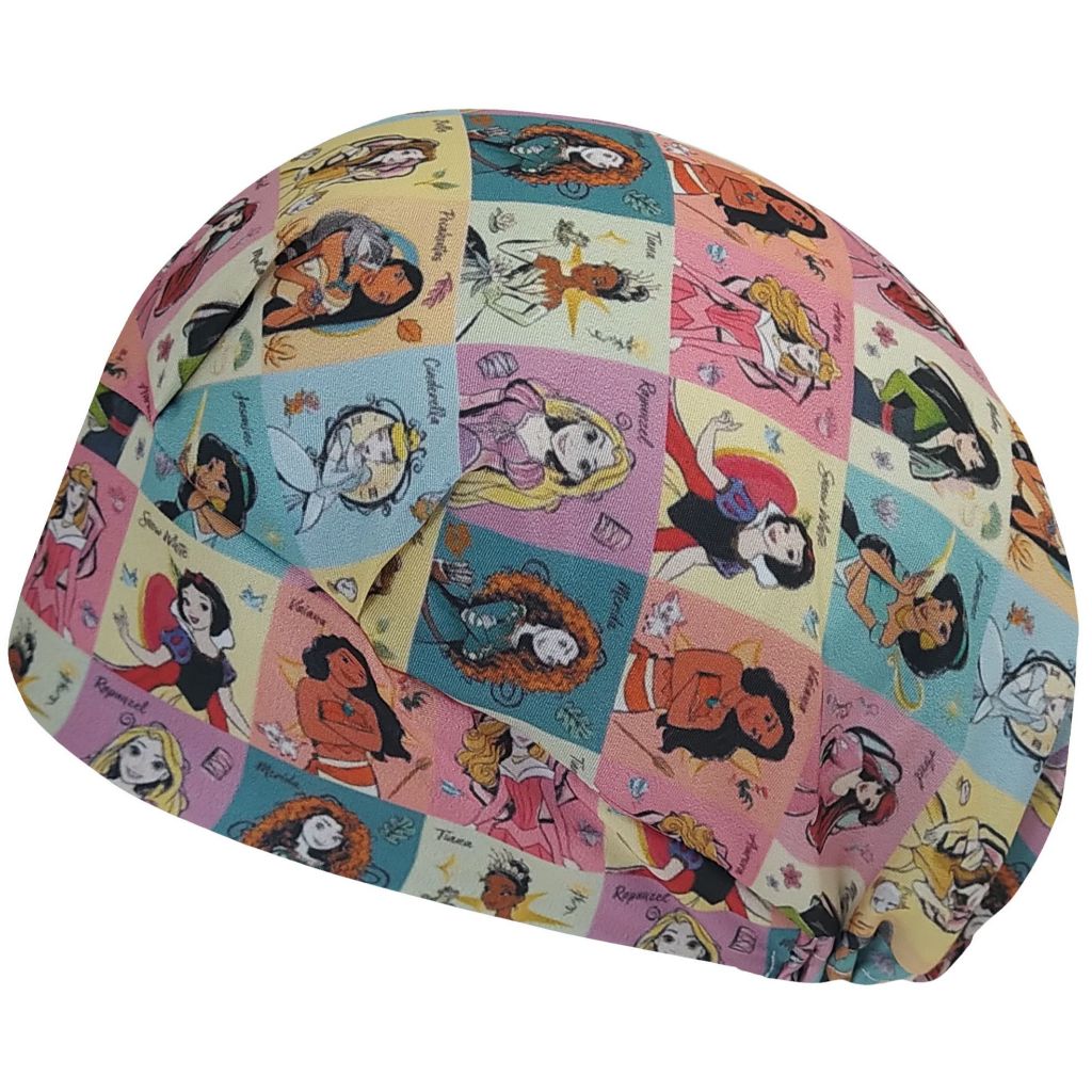 TOUCA CIRÚRGICA FEMININA COZINHA ENFERMAGEM GORRO AMARRAR COM ELÁSTICO PERSONAGEM PRINCESAS em Oferta na Shopee