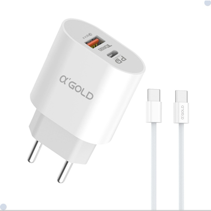 Kit Carregador Turbo 40w Carregador Rapido Para Celular IOS Turbo Carregador Saída USB-C Carregador 9.1A Fonte e Cabo