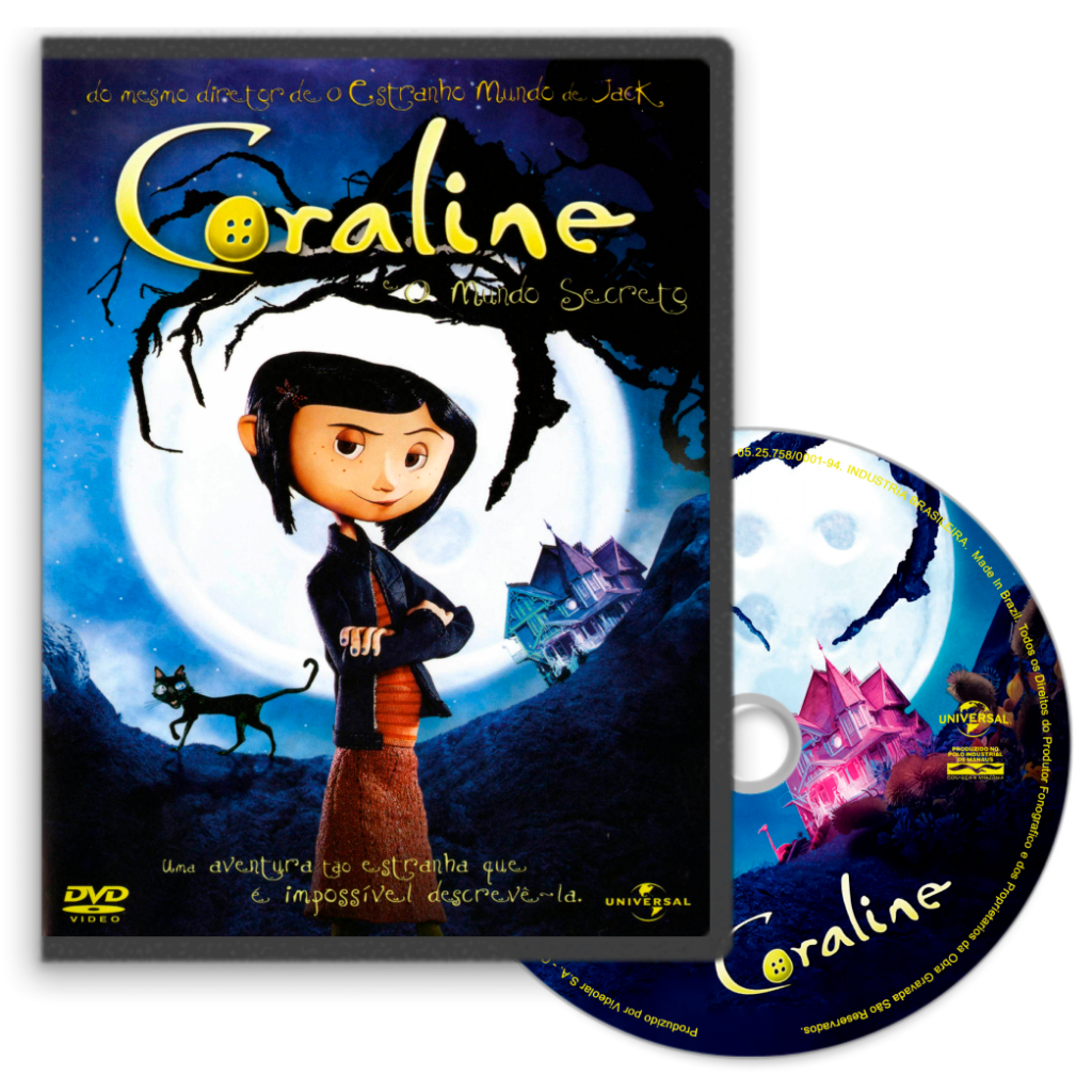 DVD - Coraline (2009) (Dublado)