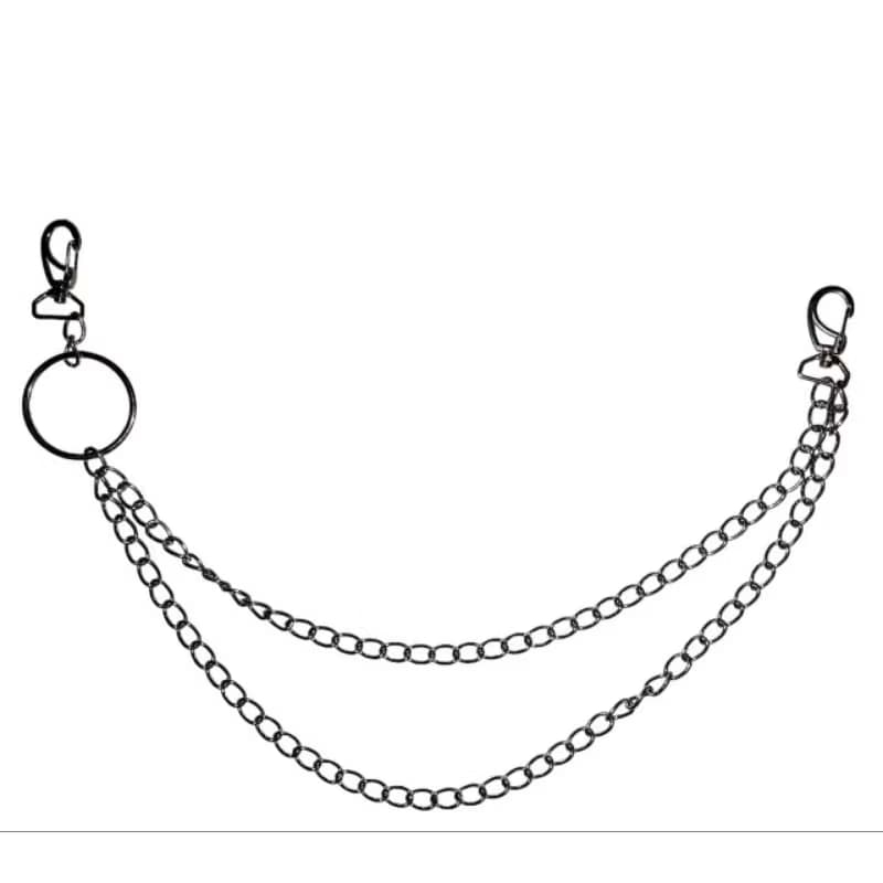 Corrente Multicamada Argola acessório Kpop, Egirl, Punk Rock,Tumblr e Kawaii