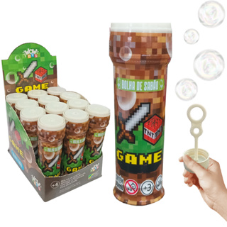 Kit 12 Bolha De Sabão Games Lembrancinha aniversário bolinha prenda festa junina sacolinha surpresa em Oferta na Shopee