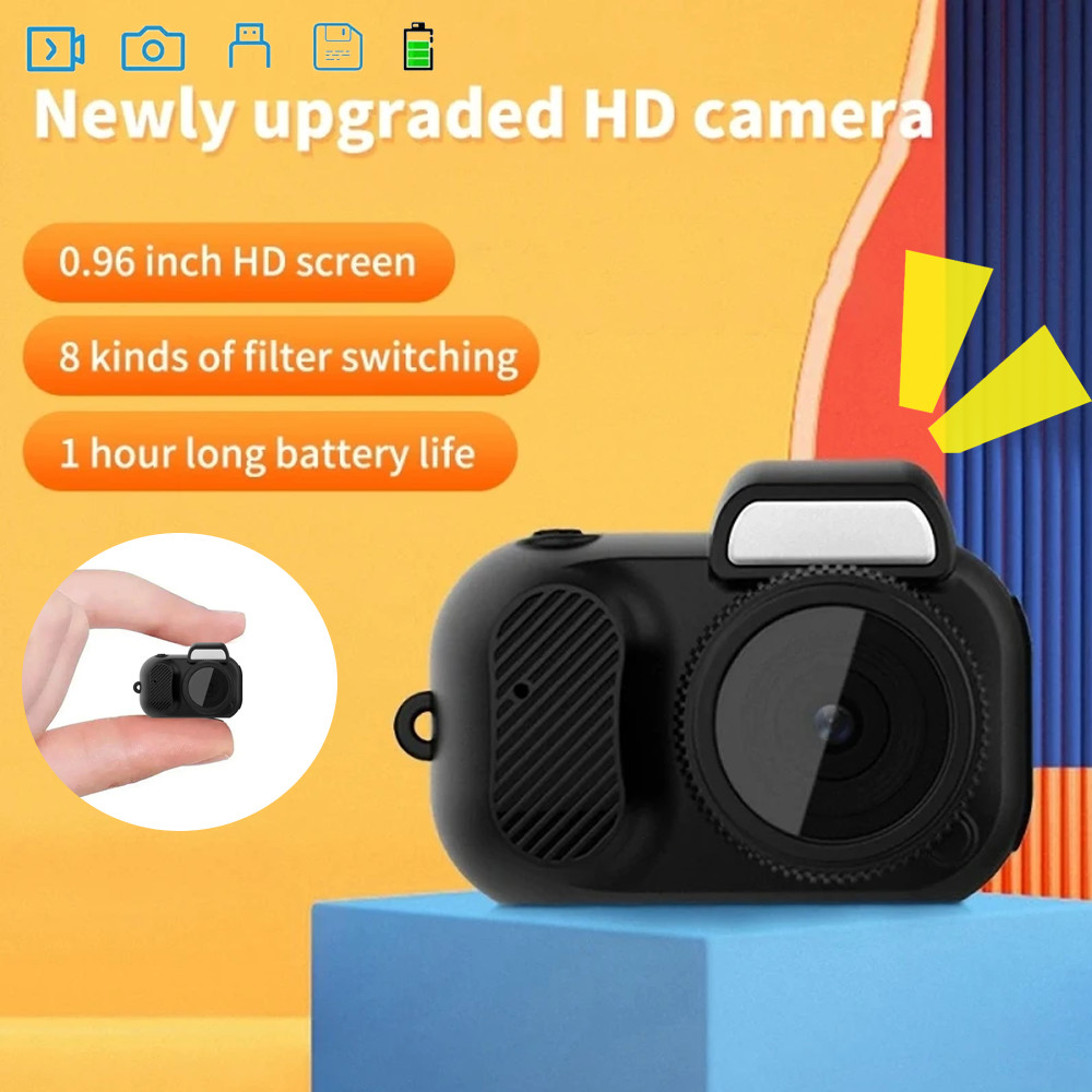 Mini Câmera Com Tela Para Uso Interno E Externo Em Casa Esporte HD 1080p Portátil Vintage Muito Pequeno Suporte Gravador