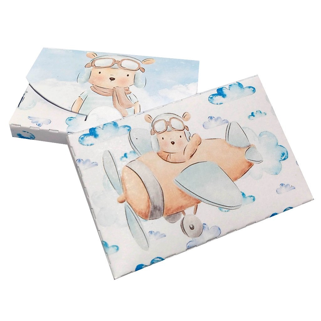 10 Caixinhas KitKat no Tema Ursinho Aviador - Sem Personalização em Oferta na Shopee