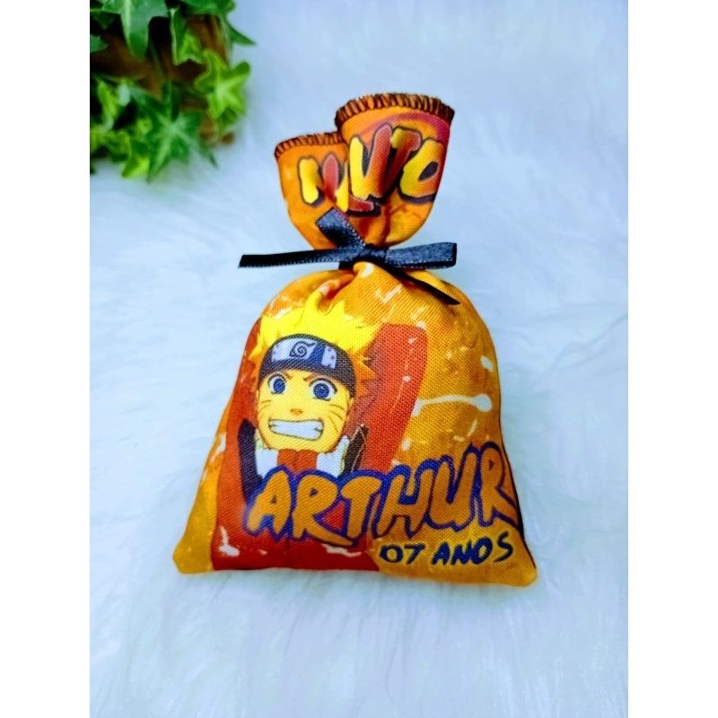10 Saquinhos Surpresa personalizado Lembrancinha para Aniversário qualquer tema