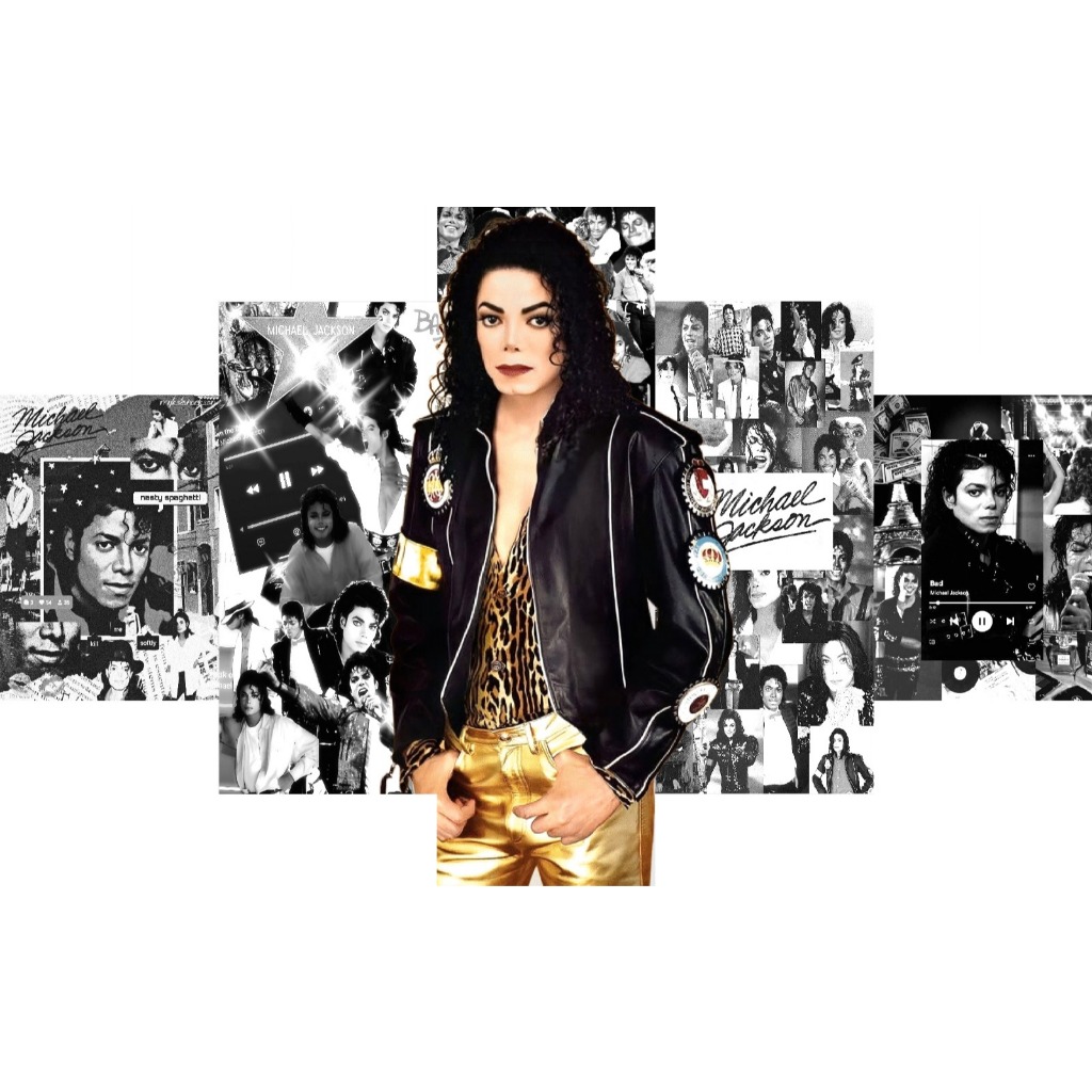 QUADRO DECORATIVO MICHAEL JACKSON CANTOR MÚSICA REI POP em Oferta na Shopee