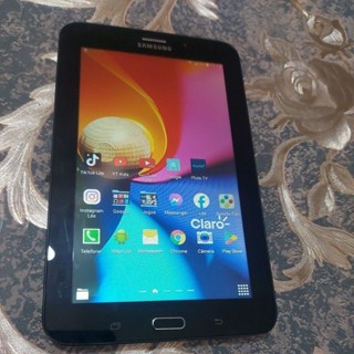 tablet samsung tab E SM T116BU..kid..3 g ( chip) ..300 jogos instalado