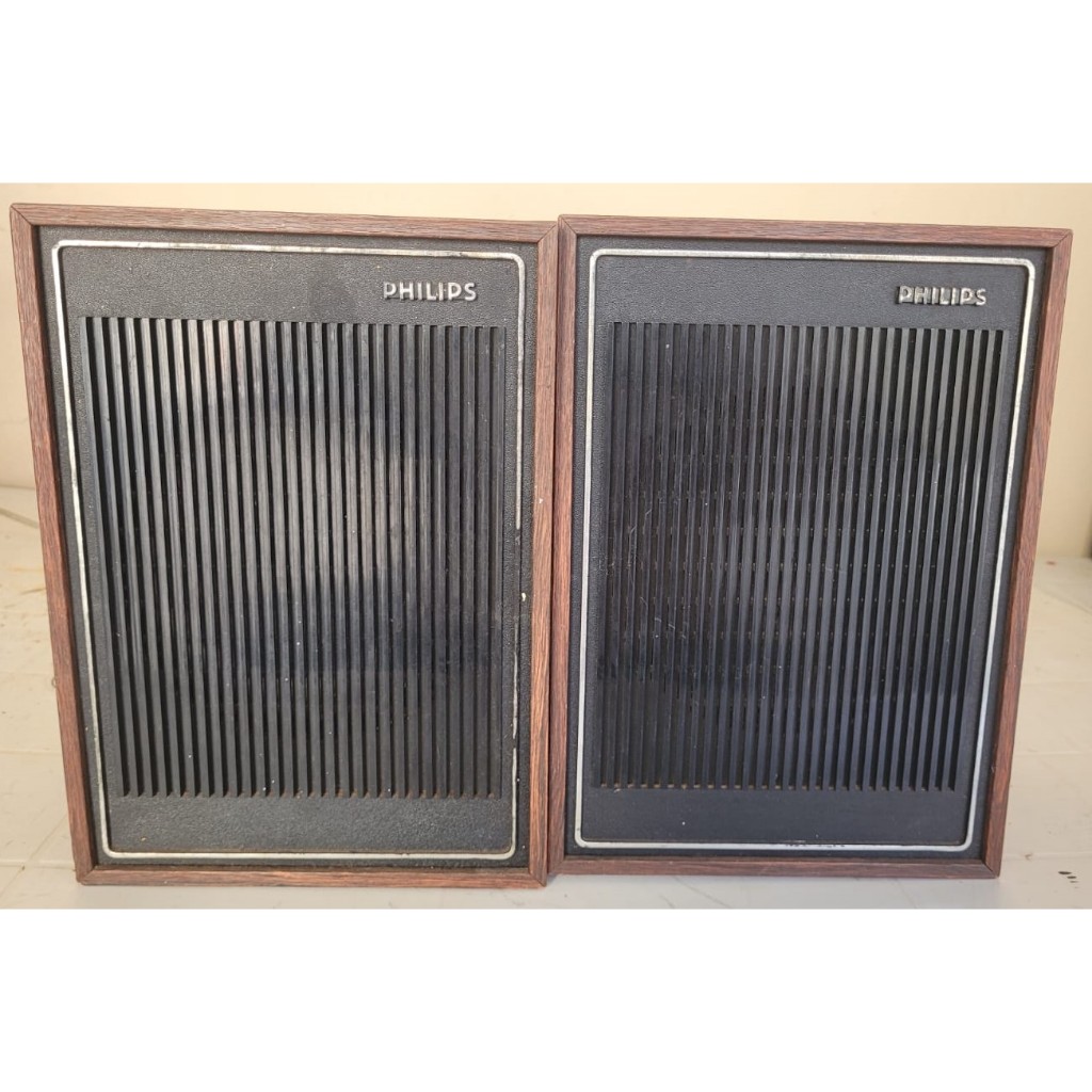 Caixa de som Philips (vintage) funcionando ok. Raridade