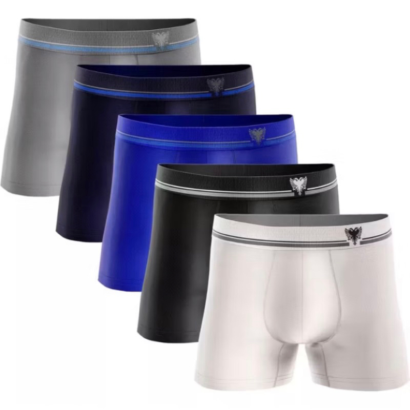 Cuecas masculina Boxer Poliamida Kit com 5 unidades