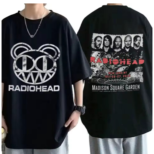 Camiseta Camisa Blusa Algodão Unissex RadioHead Madison Square Garden