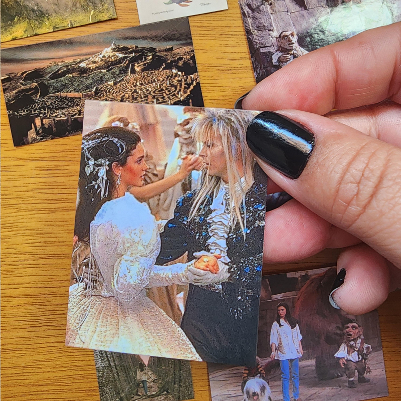 Adesivos do filme Labirinto A Magia Do Tempo David Bowie para scrapbook e journal