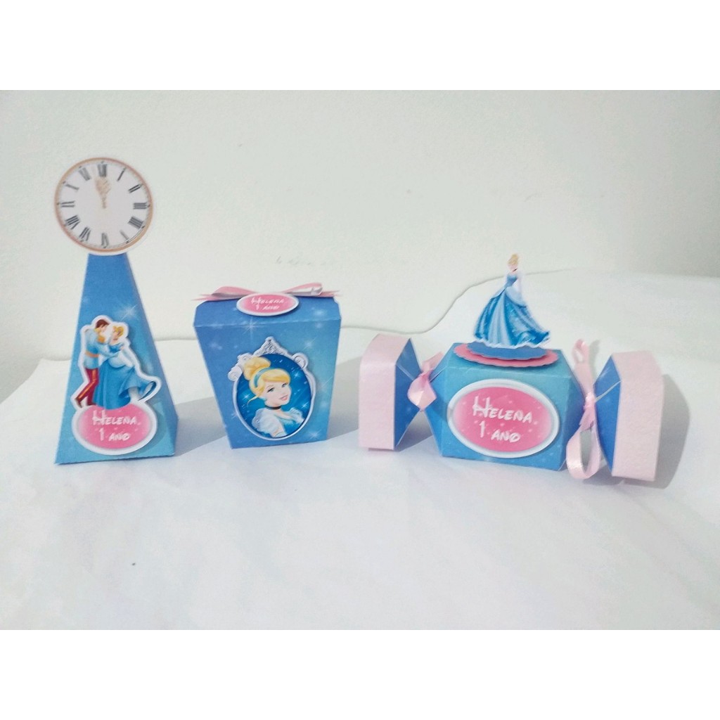 Kit Festa Cinderela Personalizados Lembrancinhas Decoração Aniversário Festa