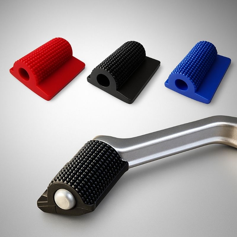 Protetor Tenis Borracha Pedal Cambio Trocador De Marcha Moto