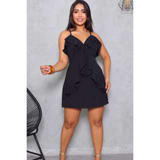 Macaquinho saia short duna liso femenino alça fina estiloso moda verão em Oferta na Shopee