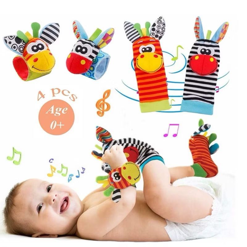 Kit Chocalho Sensorial para Bebê.  Diversão, estímulo e aprendizado desde os primeiros meses!
