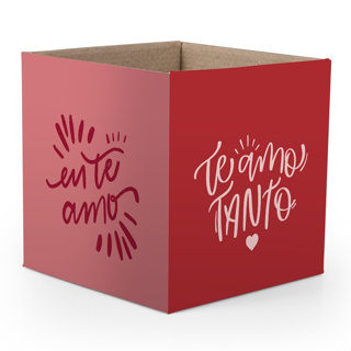 Kit 10 Cachepot Papel Quadrado Diversas Cores e Estampas, Pote 15, Floral Atlanta. em Oferta na Shopee