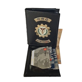 Carteira em Couro - Contador em Oferta na Shopee