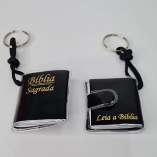 Chaveiro Bíblia Sagrada Kit com 12 peças Preto Lembrancinha Igreja em Oferta na Shopee