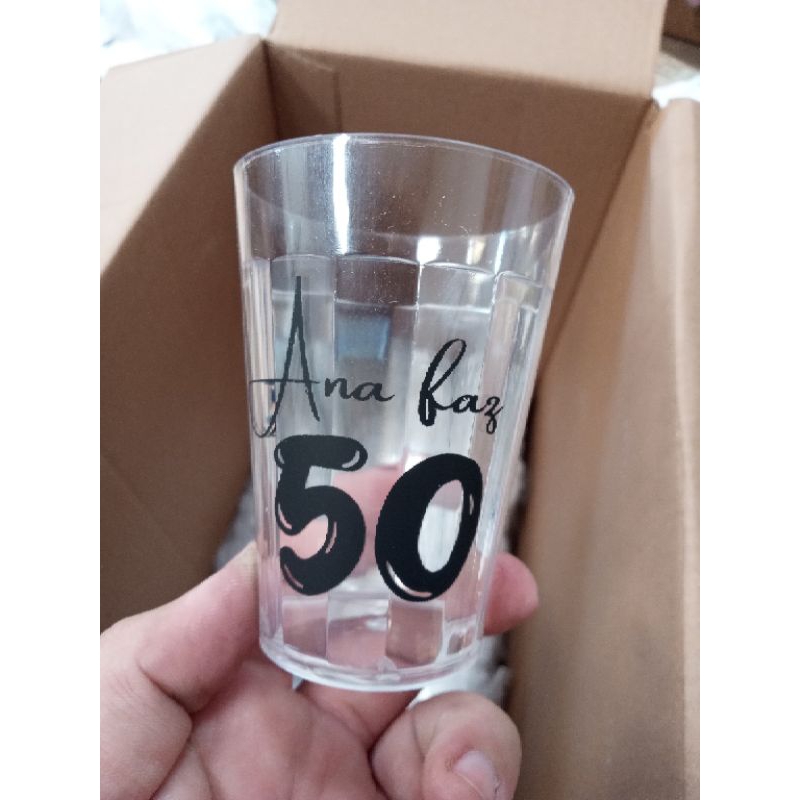 Kit de 60 copos americano ( Acrílico ) personalizado. em Oferta na Shopee