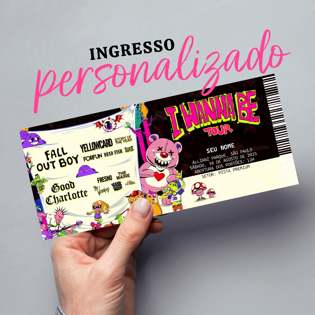 Item colecionável personalizado -  I Wanna Be Tour 2025 em Oferta na Shopee