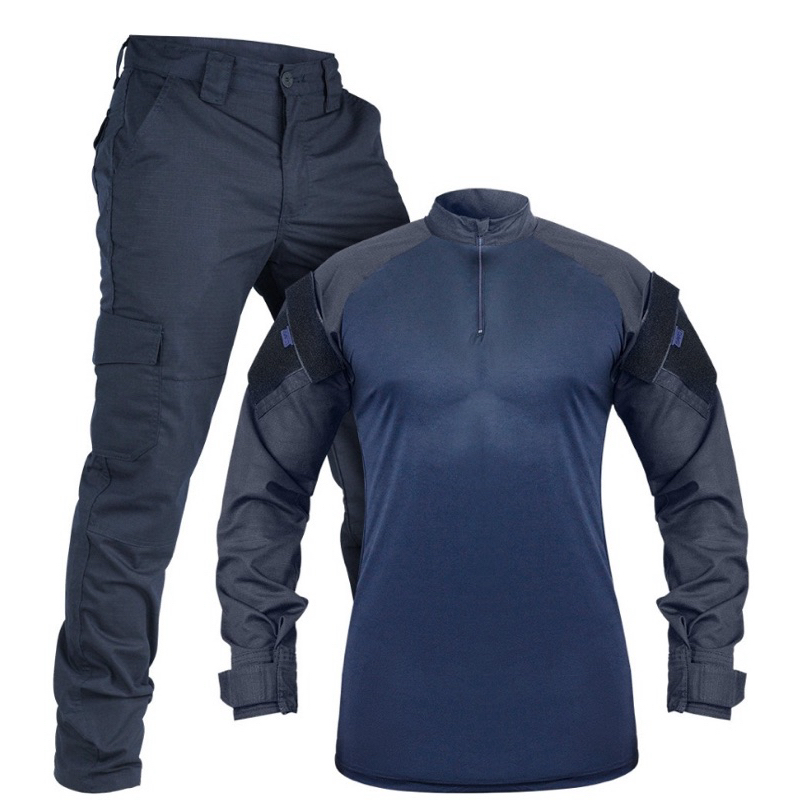 Farda azul noturno Calca + Combat Shirt  Tático