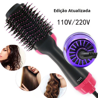 Escova de cabelo Secadora de Cabelo 110V/220V Alisador Elétrica Quente Prancha alisadora …