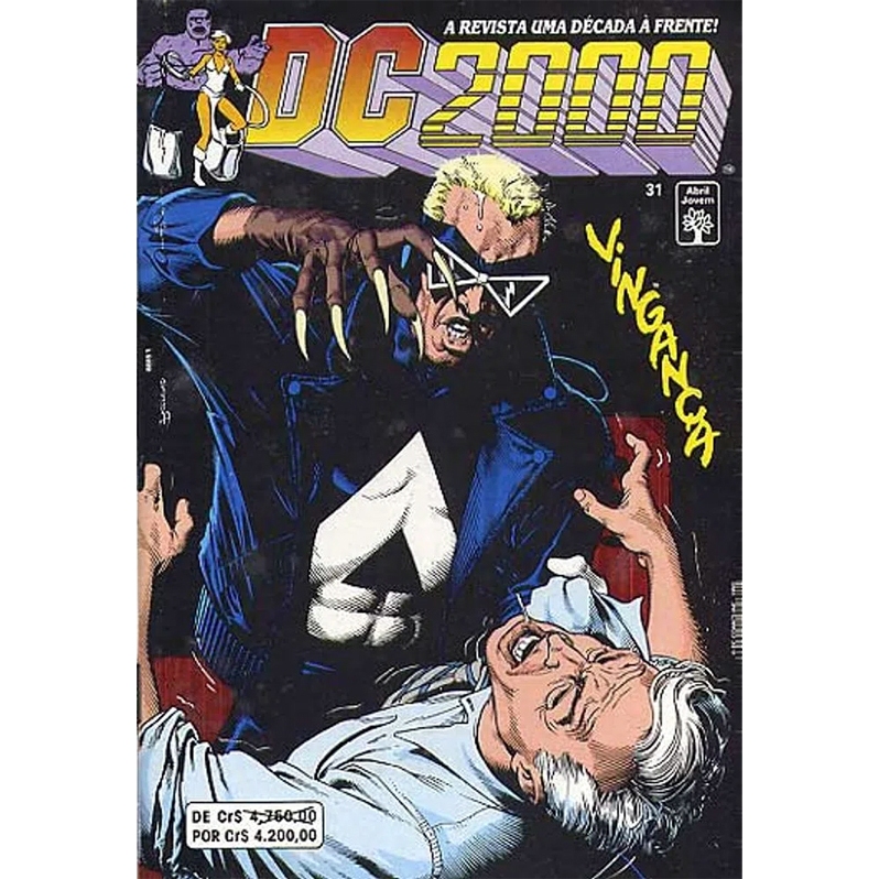 DC 2000 31 Homem Animal Legião Lobo Inseto Vingança Quadrinhos Piratas Espaciais Aventura Intergaláctica