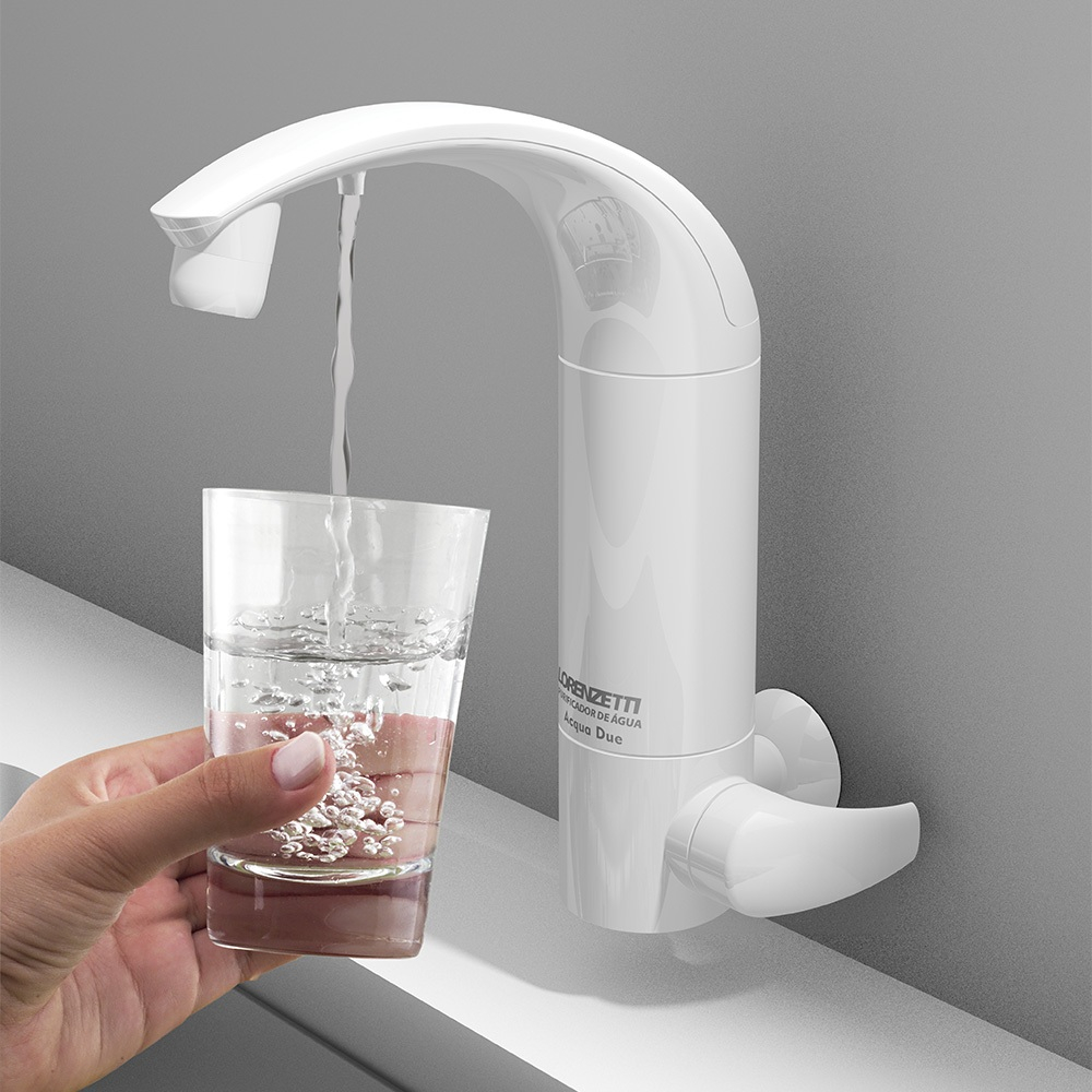 Purificador de Água Lorenzetti Acqua Due de Parede - Branco - 7411040