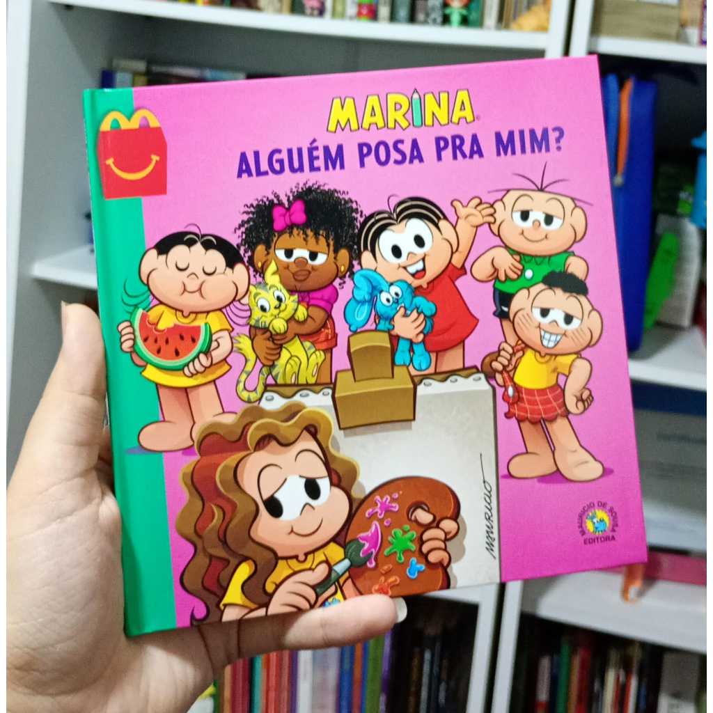 Livro Turma da Mônica 2 em 1 Luca e Marina McDonalds