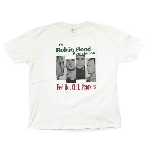 Camiseta Camisa Blusa Algodão Unissex  Robin Hood Red Hot Chili Peppers