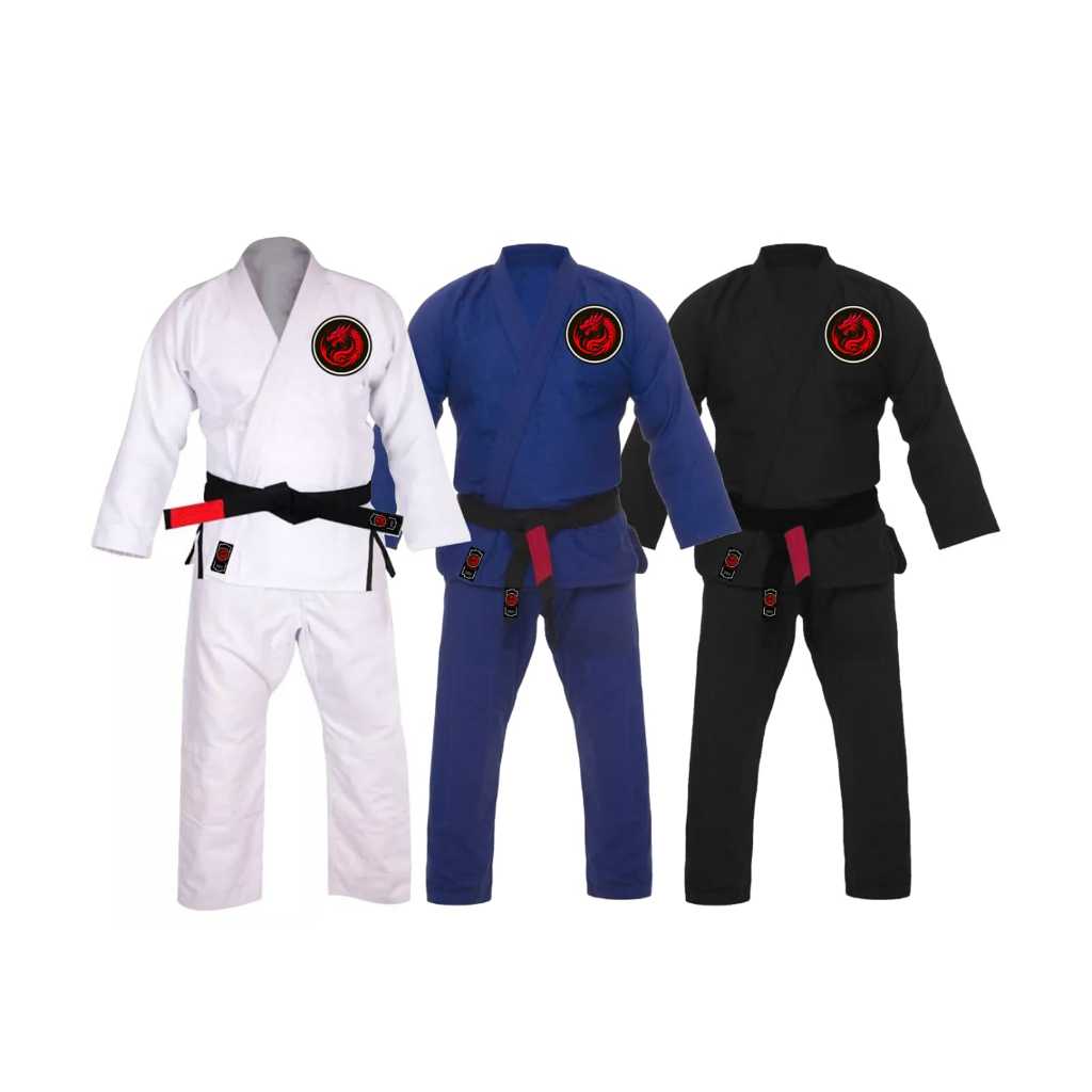 kiimono JiuJitsu Trançado Ultra Light Branco Reddragon