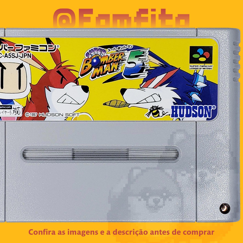 Bomberman 5 Super Nintendo: Onde Comprar | BuscaProdutos