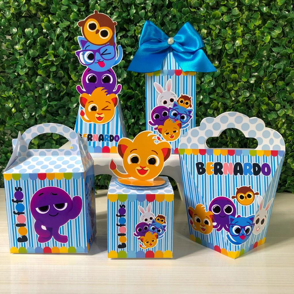 Kit Festa Personalizados BOLOFOFOS - Lembrancinha Aniversário Infantil | PEGUE E MONTE