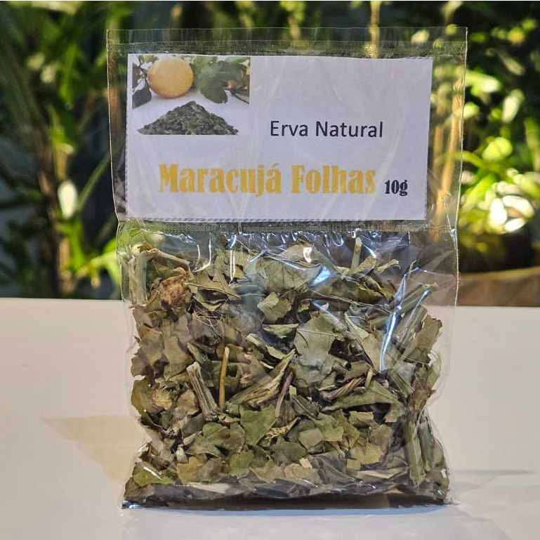 Imagem Folhas de Maracujá Secas | Erva Medicinal Natural | Chá Calmante e Relaxante |