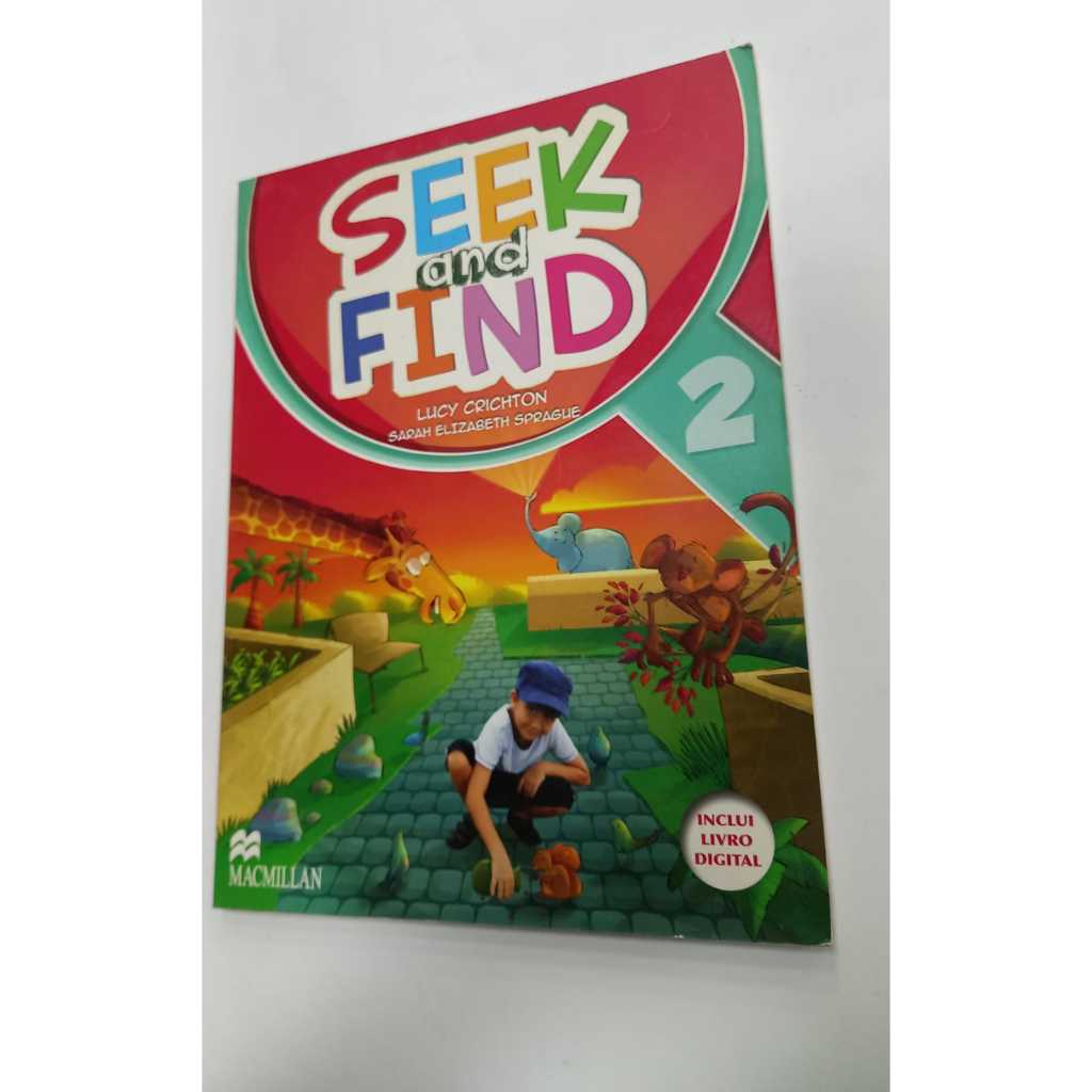 LIVRO INGLÊS SEEK AND FIND EDITORA MACMILAN VOLUME 2 IMPORTADO