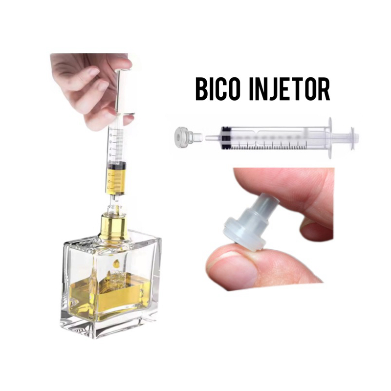Adaptador Seringa Injetor (Kit com 1 PÇS/3PÇS / 5PÇS) Bico Injetor e Seringa Transferir