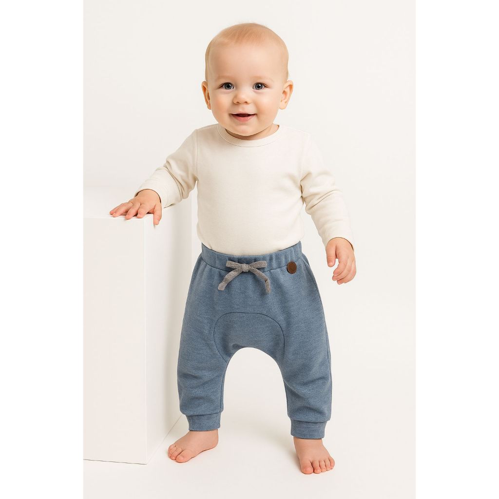 Calças  Saruel de Moletom Peluciado Bebê e Infantil