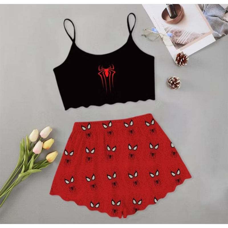 pijama de ondinhas baby doll roupa de dormir personalizados homem aranha doramas bts huntrix sale