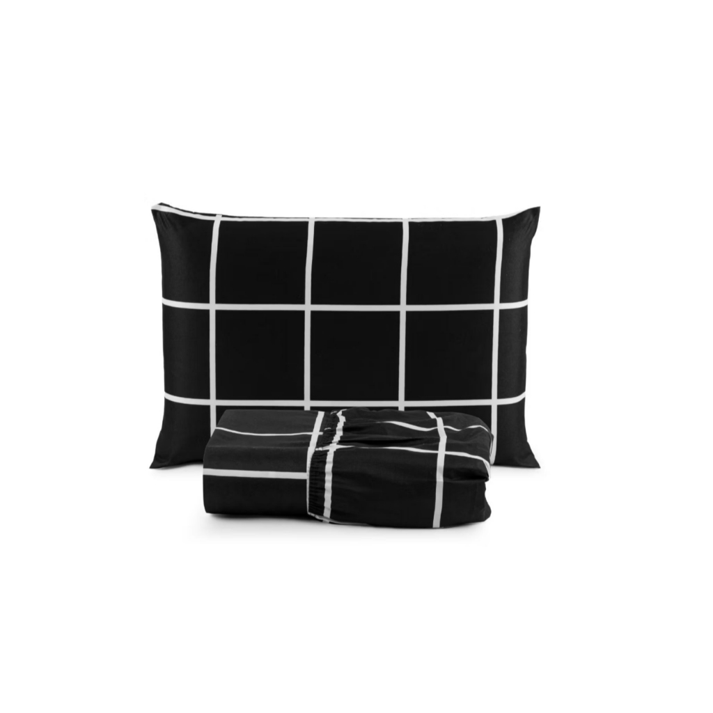 Jogo de Lençol Solteiro 02 peças com Elástico 200 Fios Cama Box Roupa de Cama