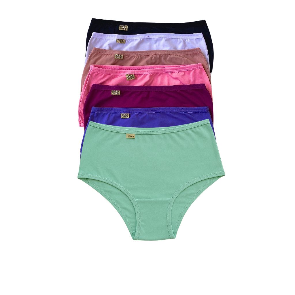 Kit c/ 5 Calcinha Gestante Pós Parto Hot Pants Cintura Alta Cós Alto em Oferta na Shopee