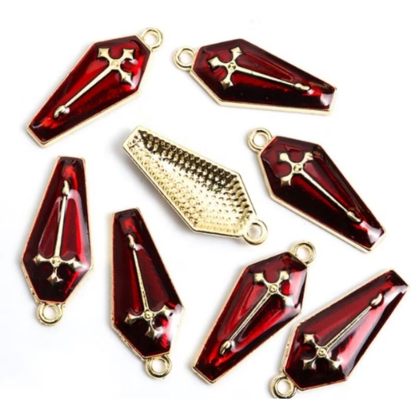 Pingente metal Caixão umbanda candomblé bijuterias