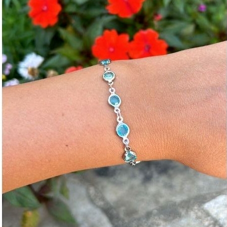 Pulseira de Pedras Azuis: Onde Comprar | BuscaProdutos