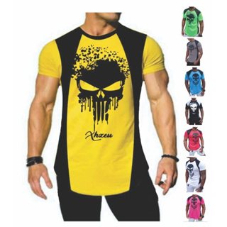 Camiseta Esportiva Manga Curta Academia -Lazer-Corrida de rua Musculação - Camiseta 100% Poliéster em Oferta na Shopee