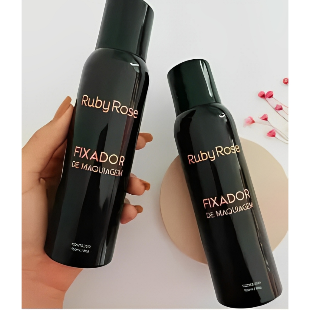 Spray Fixador de Maquiagem Ruby Rose Produtos de Beleza