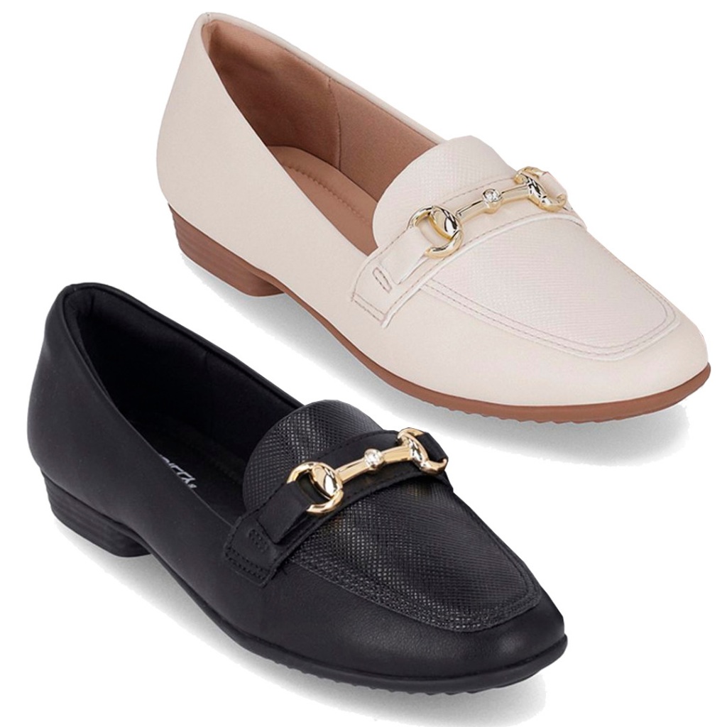 Sapato Piccadilly Raquel Loafer Feminino 250247 em Oferta na Shopee
