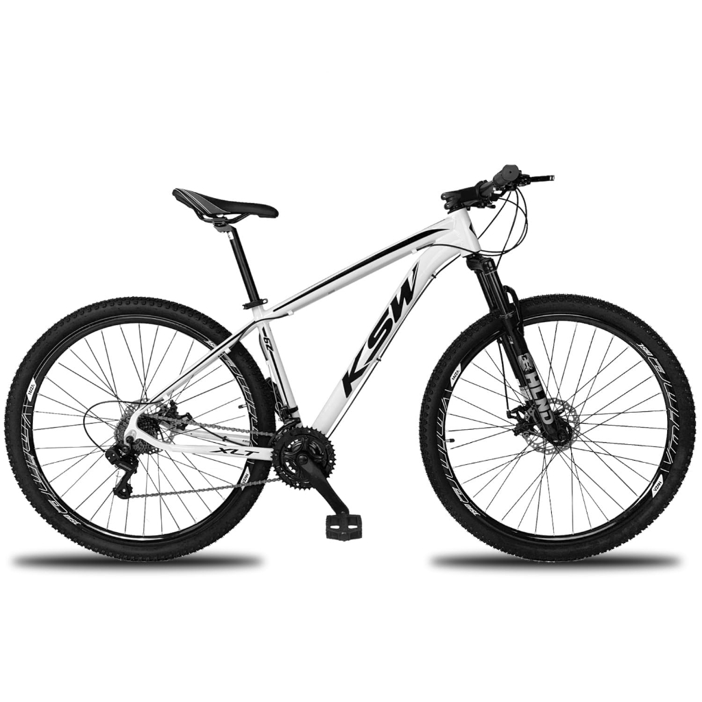 Bicicleta Aro 29 Ksw 21 Marchas Freios Disco, K7 e Suspensão
