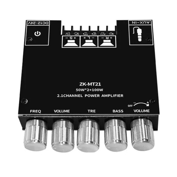 Placa Amplificadora Digital ZK-MT21 Para Canal Bluetooth 2.1 De Baixo Tom 5.0 em Oferta na Shopee